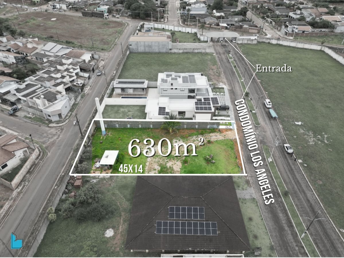 Terreno 630M² – 45X14 Condomínio Los Angeles — foto 1